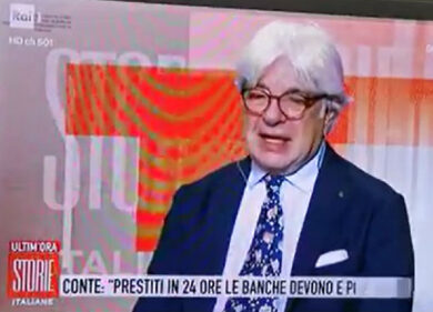 Il direttore di Affaritaliani Angelo Maria Perrino e Storie Italiane su Rai1