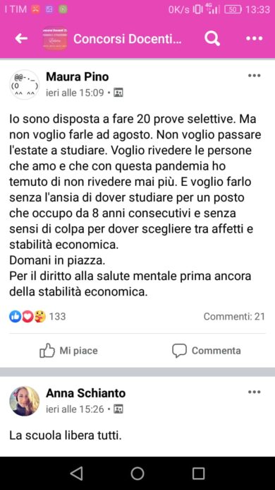 Scuola, insulti dei prof precari avvelenano il clima. Replica Pasquale Vespa