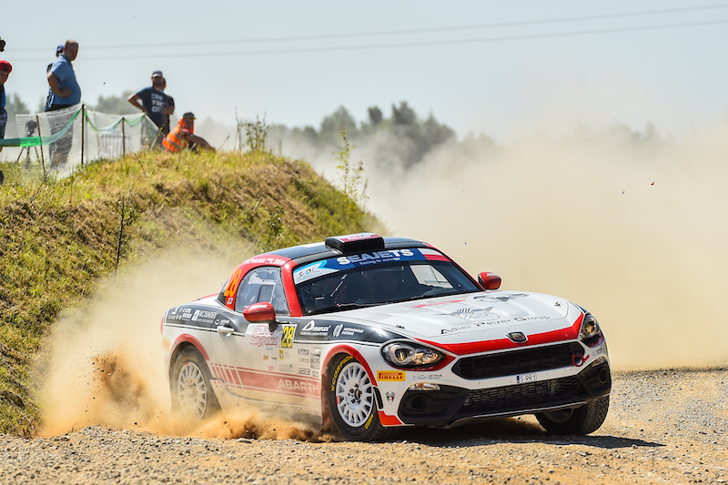 Abarth Rally Cup e ERC, scaldano le gomme Abarth Rally Cup e ERC, scaldano le gomme