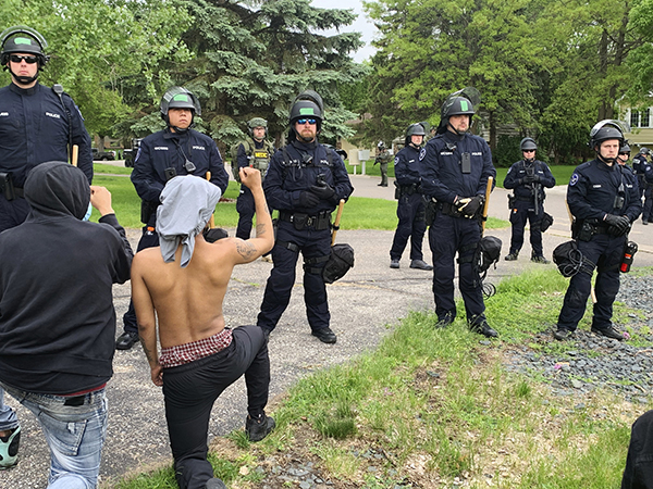 Stati Uniti, proteste dopo la morte di Georg Floyd a Minneapolis Stati Uniti, proteste dopo la morte di Georg Floyd a Minneapolis