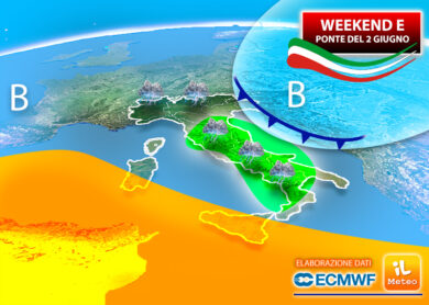 Meteo, weekend e ponte del 2 giugno: dai temporali al sole