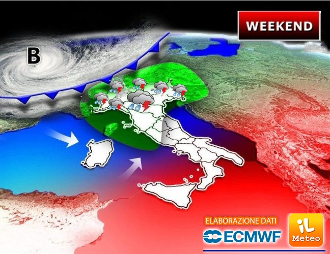 Meteo weekend, addio quarantena: fra temporali e caldo estivo. LA MAPPA Meteo weekend, addio quarantena: fra temporali e caldo estivo. LA MAPPA