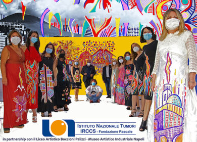 Vestiti d’Arte per la ricerca. Sanitarie del Pascale modelle per un giorno