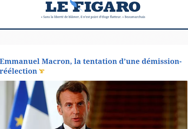 “Macron si vuole dimettere”, da Parigi l’indiscrezione bomba. LEGGI “Macron si vuole dimettere”, da Parigi l’indiscrezione bomba. LEGGI