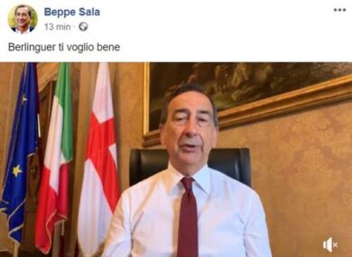 Sala e l’omaggio a Enrico Berlinguer nell’anniversario della morte
