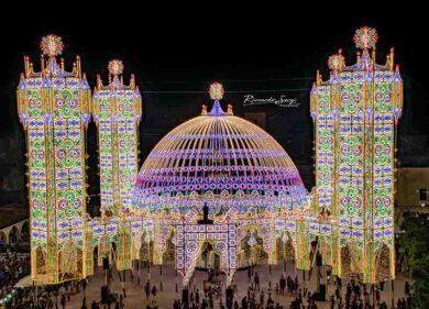 Le luminarie salentine ripartono dalla Campania, in Puglia sono in ginocchio