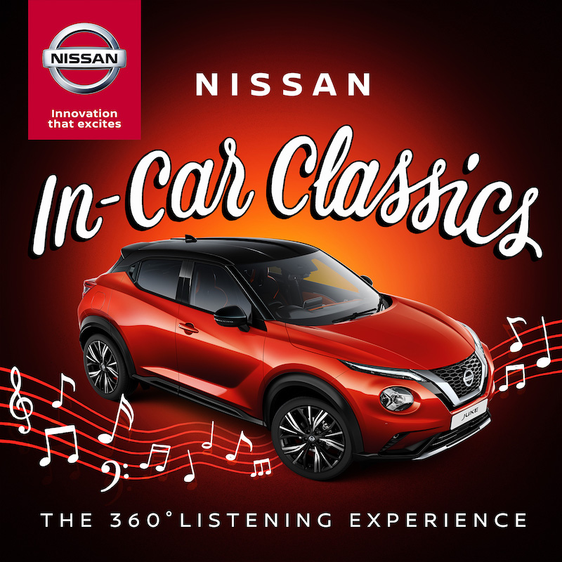 Nissan JUKE, disponibile la In-Car Classic playlist Nissan JUKE, disponibile la In-Car Classic playlist