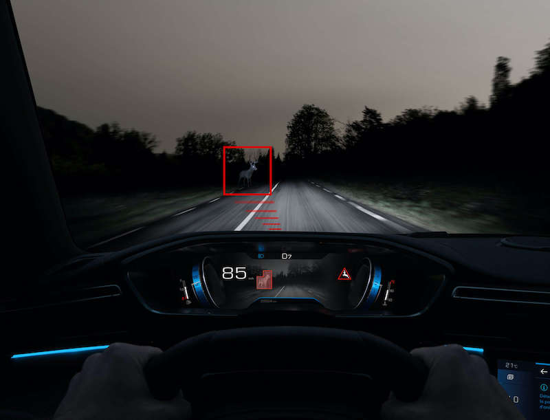 Peugeot 508 con night vision, la guida notturna senza imprevisti Peugeot 508 con night vision, la guida notturna senza imprevisti