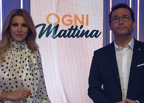 Adriana Volpe e Alessio Viola raccontano ‘Ogni Mattina’ al via su TV8. Video Adriana Volpe e Alessio Viola raccontano ‘Ogni Mattina’ al via su TV8. Video