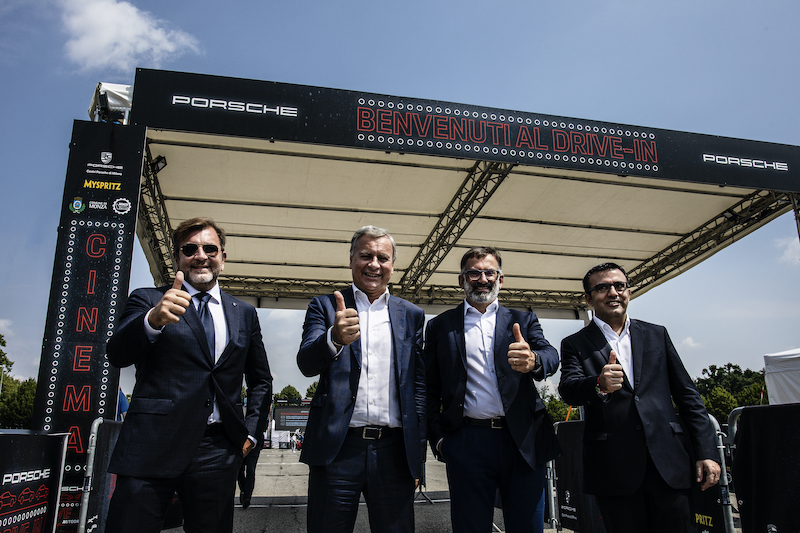 In epoca di post covid l’autodromo di Monza si trasforma in drive-in