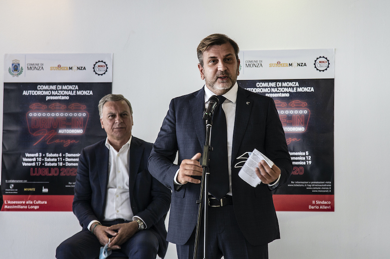 In epoca di post covid l’autodromo di Monza si trasforma in drive-in