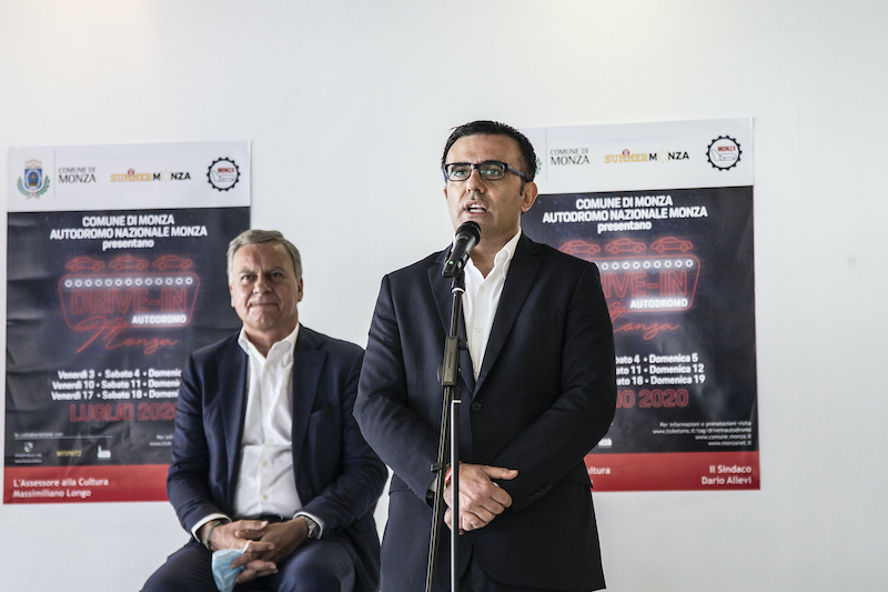 In epoca di post covid l’autodromo di Monza si trasforma in drive-in