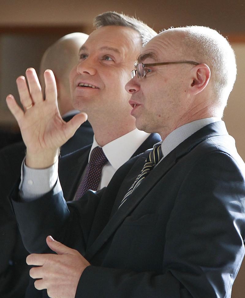 Andrzej Duda e Dariusz Stola