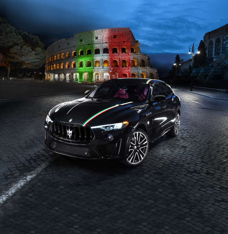 Maserati Levante Trofeo e GTS, indossano il Tricolore Maserati Levante Trofeo e GTS, indossano il Tricolore