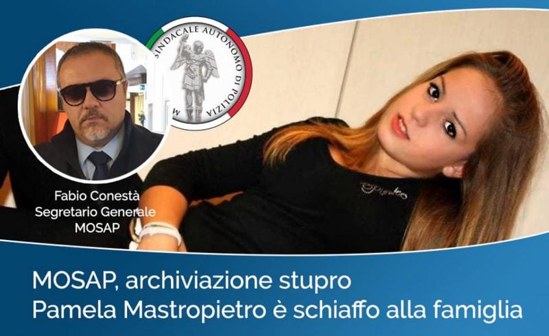 Archiviati gli stupratori di Pamela? L’ira del sindacato di Polizia Mosap Archiviati gli stupratori di Pamela? L’ira del sindacato di Polizia Mosap