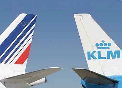 Air France & KLM vertical stabilizers Air France & KLM vertical stabilizers