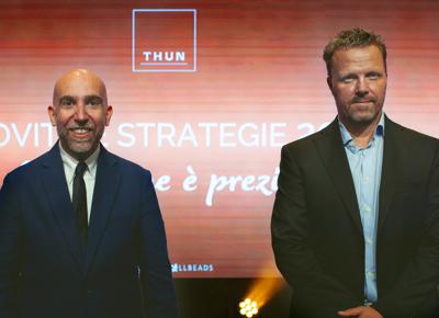 Francesco Spanedda, Chief Brand Officer di THUN con Soren Poulsen, Amministratore Delegato di Perlunica 01 07 2020 Francesco Spanedda, Chief Brand Officer di THUN con Soren Poulsen, Amministratore Delegato di Perlunica 01 07 2020