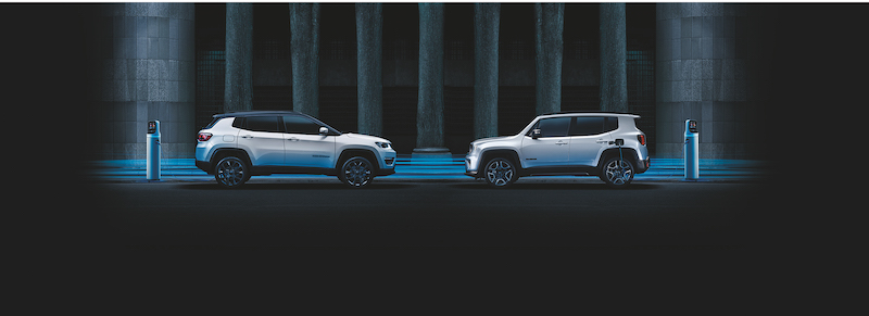 Jeep® Renegade 4xe e Jeep Compass 4xe sono ordinabili da domani in Italia Jeep® Renegade 4xe e Jeep Compass 4xe sono ordinabili da domani in Italia
