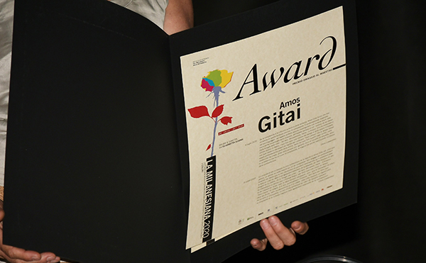 Amos Gitai Premio Omaggio La Milanesiana 2020, Amos Gitai Premio Omaggio La Milanesiana 2020,