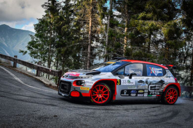 La Citroen C3 R5 di Crugnola si aggiudica il Rally della Lana