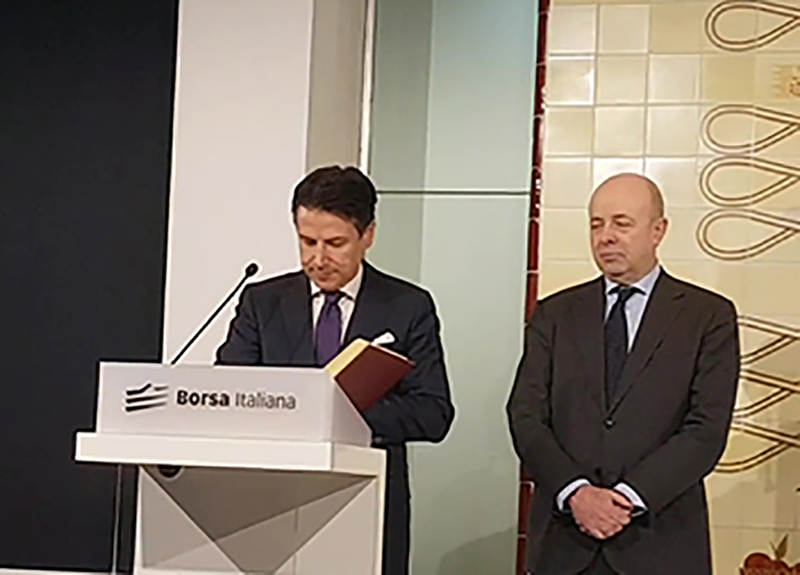 Borsa, cordata nazionale per tutta Piazza Affari: 5S-Pd trovano la quadra Borsa, cordata nazionale per tutta Piazza Affari: 5S-Pd trovano la quadra