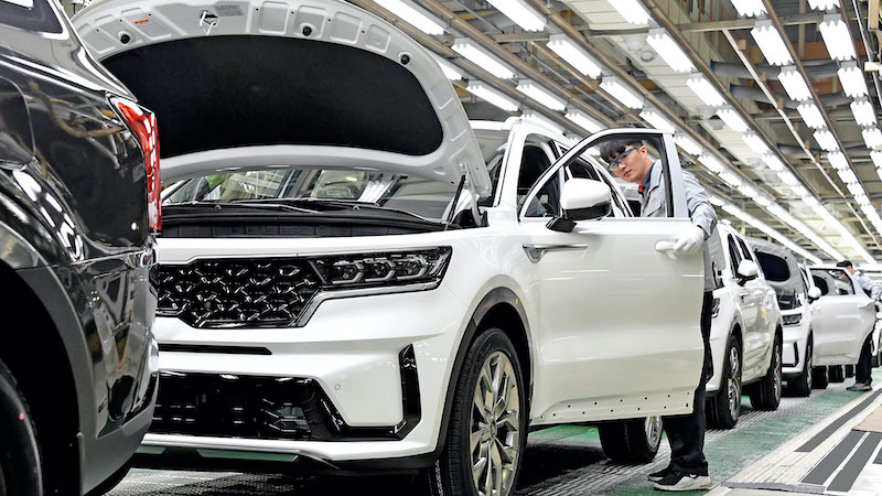 Al via la produzione di Sorento Hybrid nello stabilimento di Hwasung Al via la produzione di Sorento Hybrid nello stabilimento di Hwasung