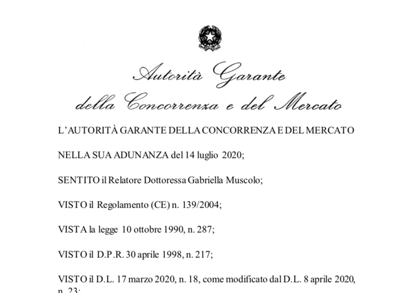 Galleria foto 'Ubi-Intesa, cade l’ultimo ostacolo. Disco verde Antitrust a Messina' - foto 1
