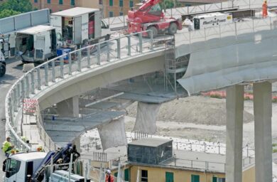 Nuovo ponte di Genova, Bucci: “L’inaugurazione tra l’1 e il 5 di agosto”