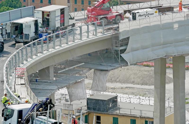 Nuovo ponte di Genova, Bucci: “L’inaugurazione tra l’1 e il 5 di agosto” Nuovo ponte di Genova, Bucci: “L’inaugurazione tra l’1 e il 5 di agosto”