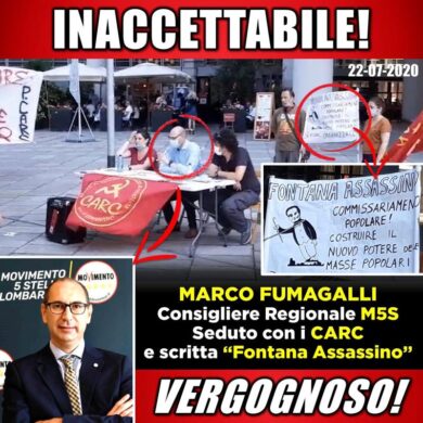 Grimoldi (Lega): 5Stelle Lombardia insieme ai Carc