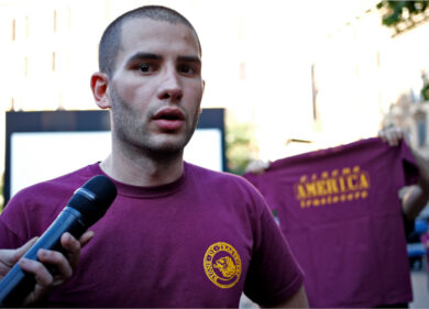 Cinema America, il presidente Carocci aggredito da un’estremista di Sinistra