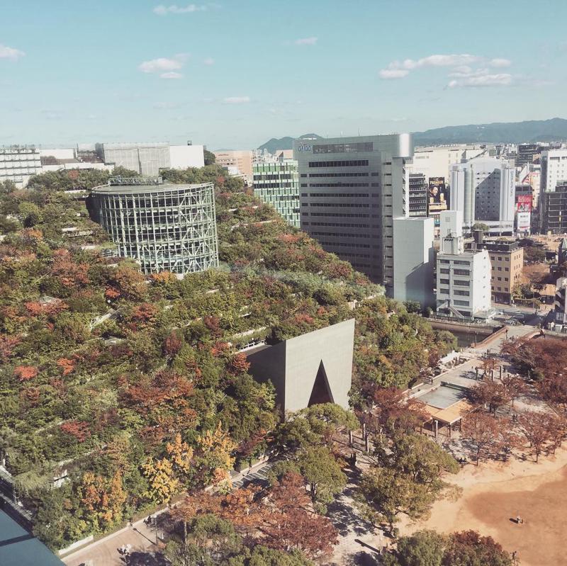 Giappone: compie 25 anni Acros Fukuoka, antenato del Bosco Verticale di Milano