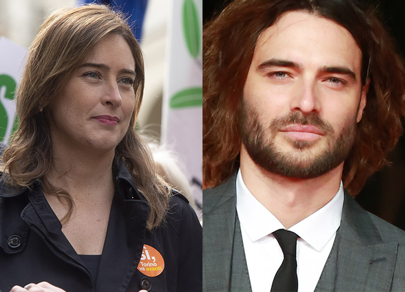 Maria Elena Boschi a Ischia, frangetta e shorts. Giulio Berruti: “La amo”