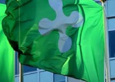 Rosa Camuna obbligatoria su opere e prodotti di Regione Lombardia