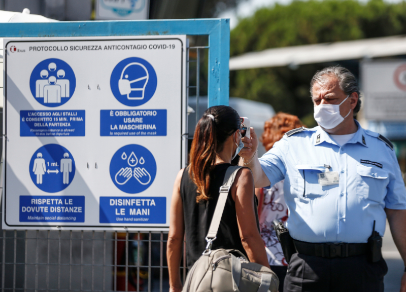 Coronavirus Lazio, casi triplicati: 34 nuovi positivi, 16 vengono dall’estero