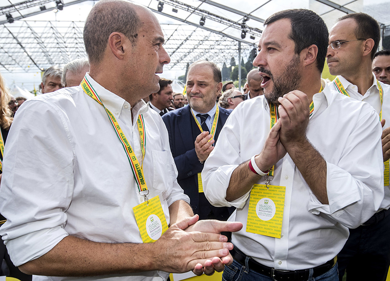 Zingaretti come Dio: parla in terza persona. E minaccia Salvini e la Lega Zingaretti come Dio: parla in terza persona. E minaccia Salvini e la Lega