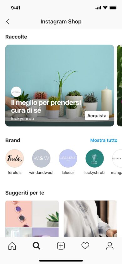 Instagram, nasce Shop: l’opzione per acquistare prodotti e brand di tendenza