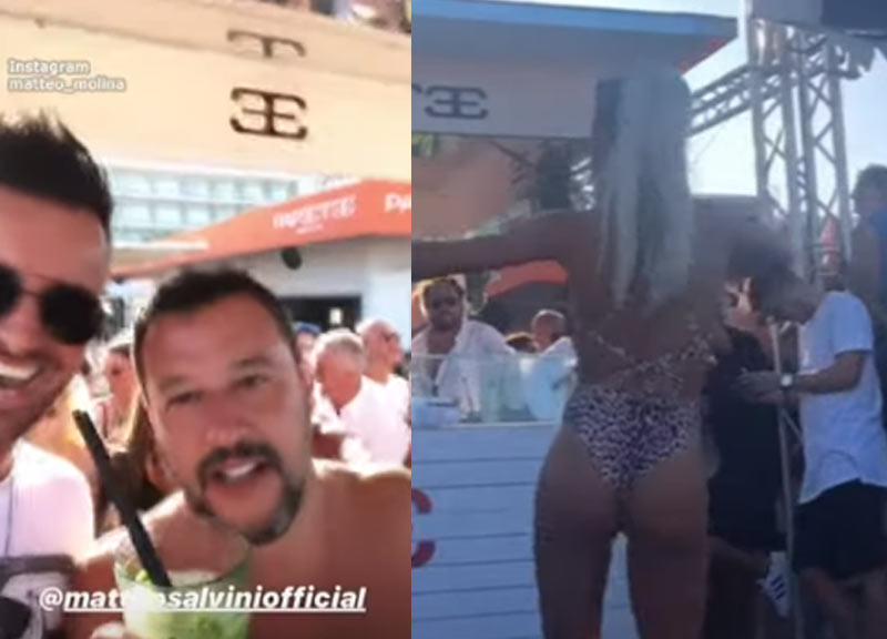 Lega, Salvini: il ritorno al Papeete, bagno e aperitivo: “Risalgo di 10 punti” Lega, Salvini: il ritorno al Papeete, bagno e aperitivo: “Risalgo di 10 punti”