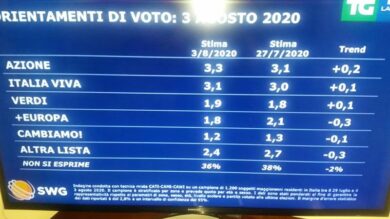 Sondaggio: colpo di scena! Un partito torna a salire, ecco qual è. I dati