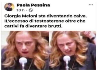 “Meloni calva”, bufera sul post della vicepresidente di Fondazione Cariplo