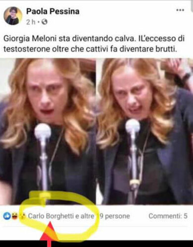 Continua il caso Pessina, sotto accusa il like di Borghetti (PD)