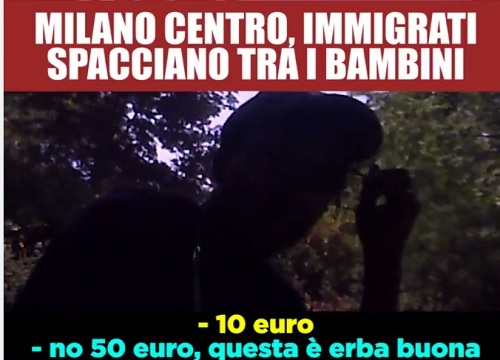 Milano, Morelli (Lega): “Sempione in mano a bande di spacciatori”. VIDEO Milano, Morelli (Lega): “Sempione in mano a bande di spacciatori”. VIDEO