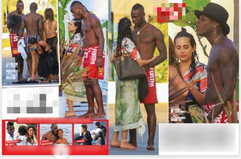 Mario Balotelli, gol in spiaggia: conquista e bacia una turista. Sul mercato.. Mario Balotelli, gol in spiaggia: conquista e bacia una turista. Sul mercato..