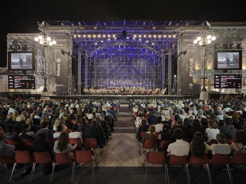 Scala: la Filarmonica torna in piazza Duomo con Concerto per l’Italia Scala: la Filarmonica torna in piazza Duomo con Concerto per l’Italia