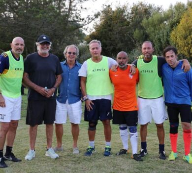 ‘La partita’ organizzata da Hormoz Vasfi. In campo Mihajlovic e Briatore