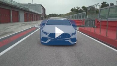 Bottas a bordo della Mercedes-AMG A 45 ci fa scoprire l’autodromo di  Imola