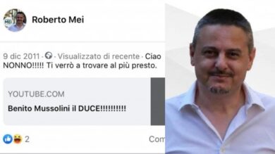 Roberto Mei, frasi fasciste su Facebook. Lui si difende: “Un passato superato”