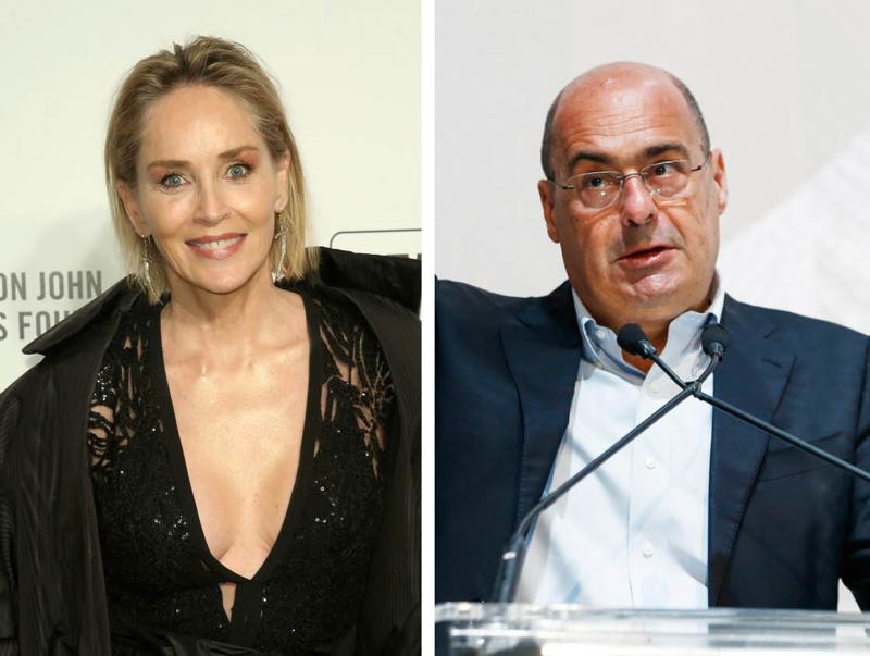 Galleria foto 'Covid, vaccino italiano: i complimenti di Sharon Stone per Nicola Zingaretti' - foto 1