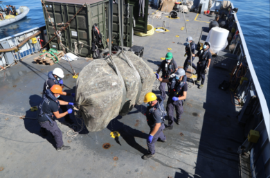 Protezione Civile: nuovo piano di recupero ecoballe nel Golfo di Follonica