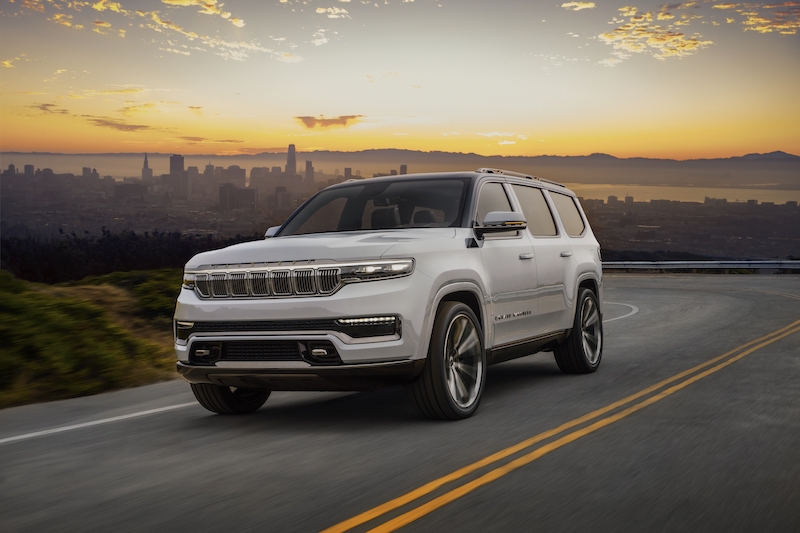 Jeep il nuovo Grand Wagoneer Concept ridefinisce il concetto di SUV Premium